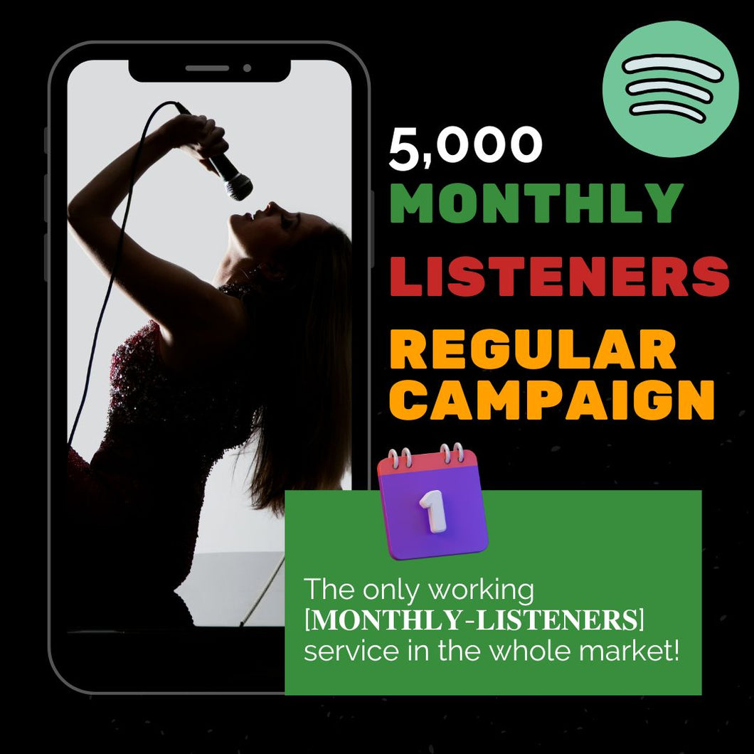 5,000 Monthly Listeners